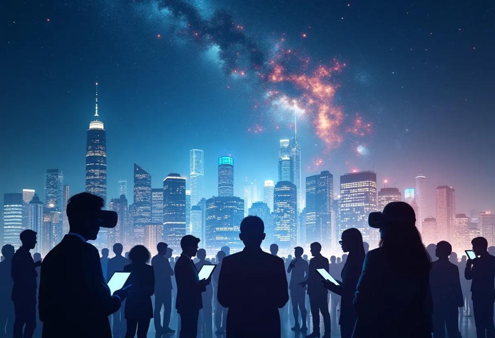 futuristic city