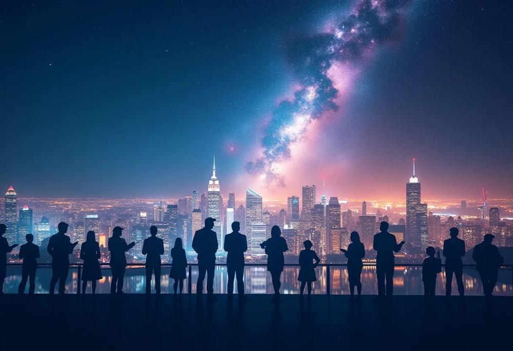 futuristic city