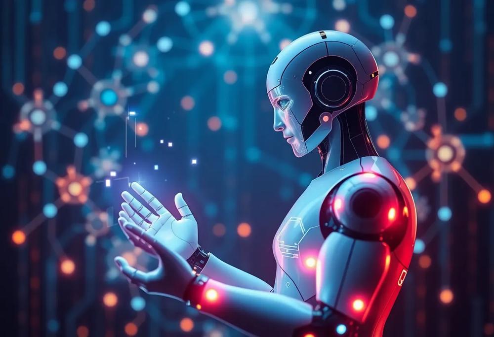 futuristic robot