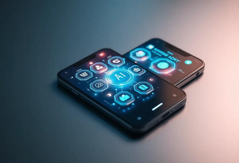 futuristic smartphone