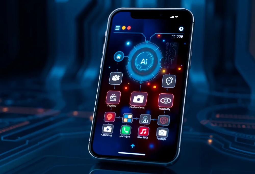 futuristic smartphone